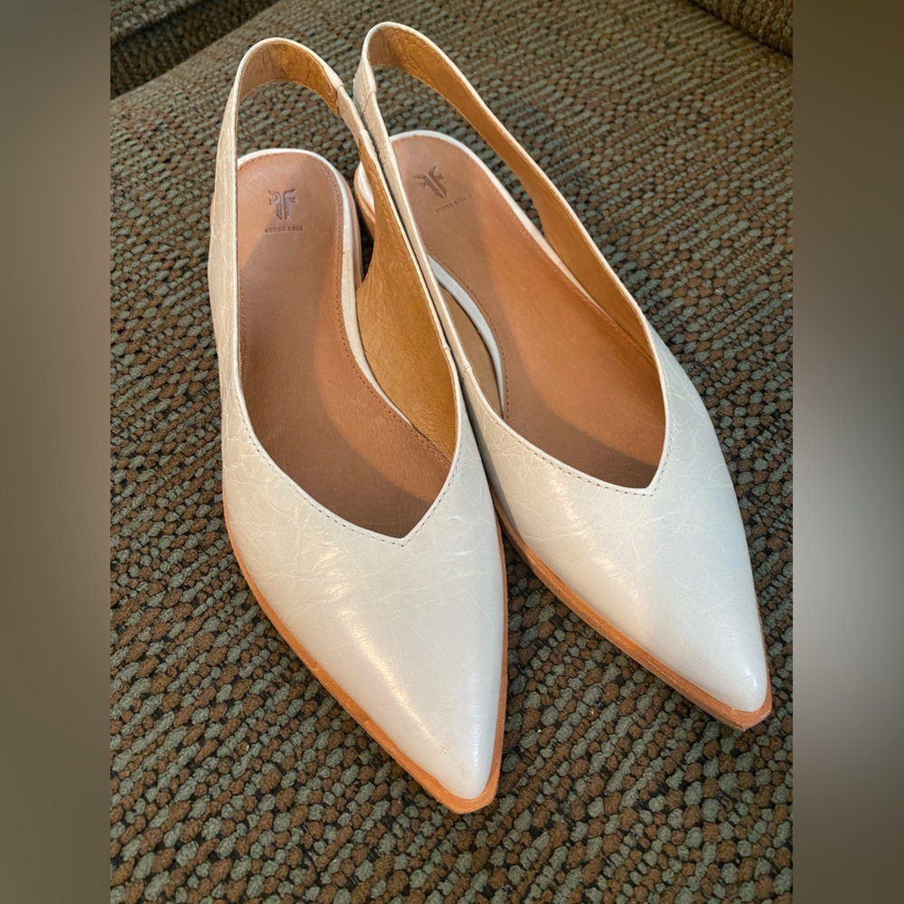 WOMEN FRYE KENZIE SLINGBACK FLAT SANDALS 7.5